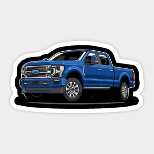 Super Duty F-250 Limited (Blue) Sticker